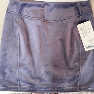 Lululemon Purple Suede Skirt